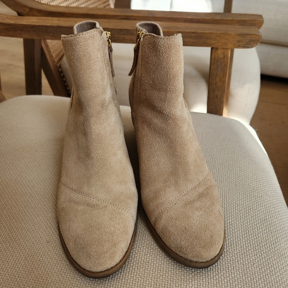 Toms Sadie tan wedge boot - Picture 3 of 8